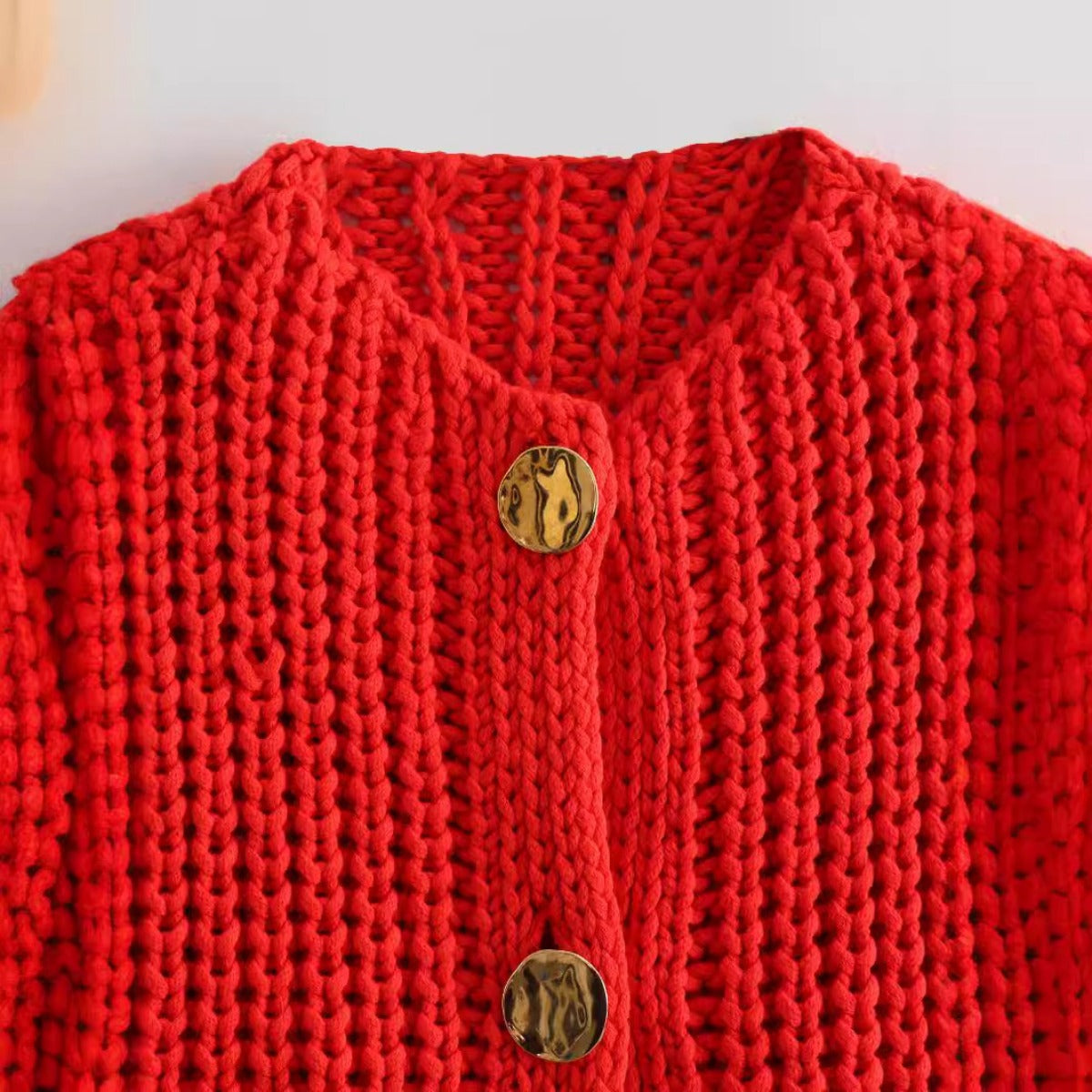 Women Tops Spring/Summer Knitted Vest Single Breasted Short Vest