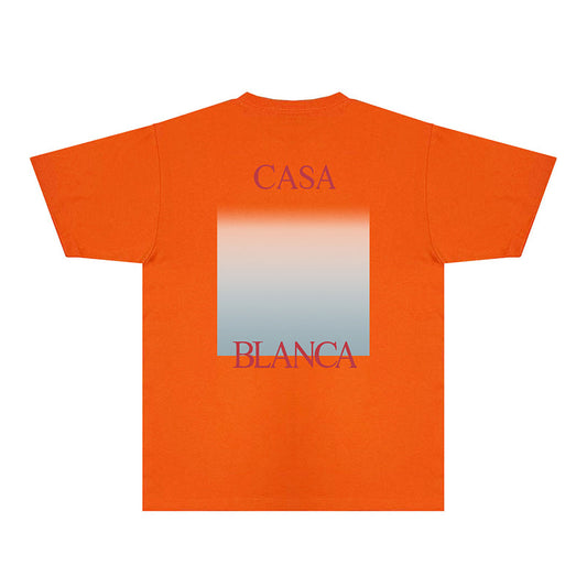 Casablanca T Shirts Fashion Print Street