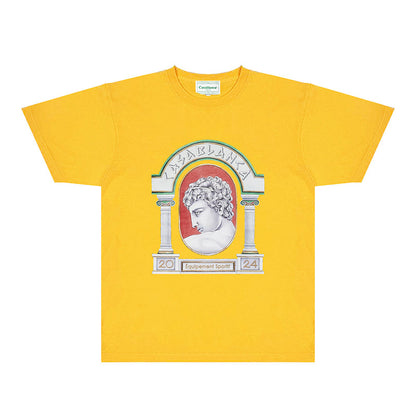 Casablanca T Shirts Fashion Print Street