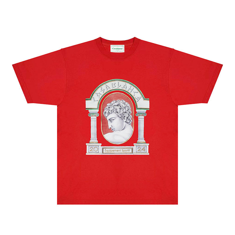 Casablanca T Shirts Fashion Print Street