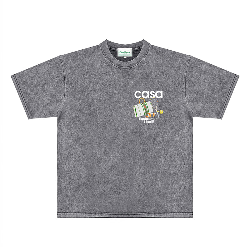 Casablanca Distressed T-Shirt