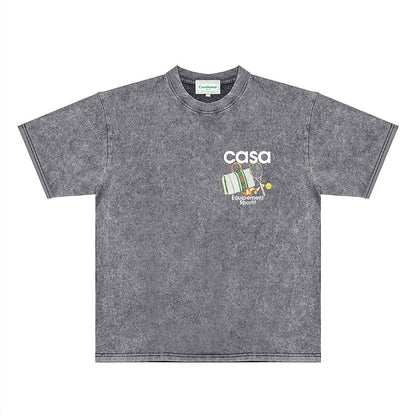 Casablanca Distressed T-Shirt