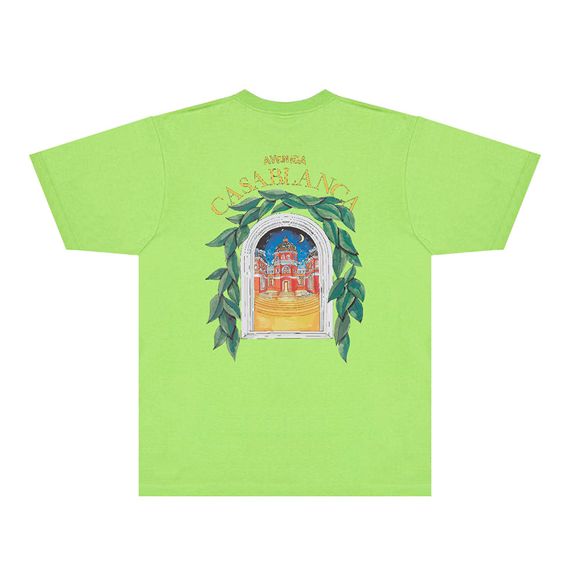 Casablanca T Shirts Fashion Print Street