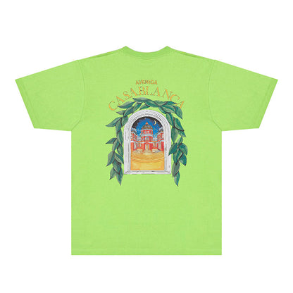 Casablanca T Shirts Fashion Print Street