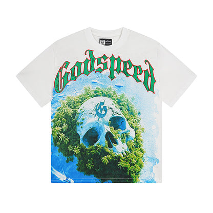 Godspeed T-Shirt Retro Fantasy Pattern