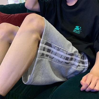 Men Beach Shorts Summer Loose Leisure Sports