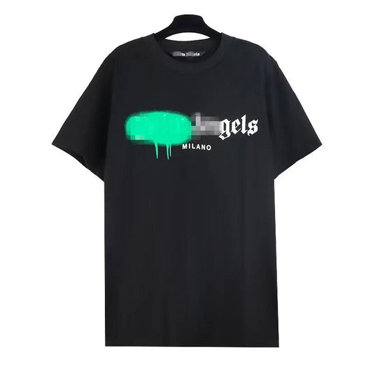 Palm Angle T Shirts Graffiti Flow Paint Printing Couple