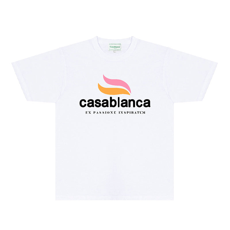 Casablanca T Shirts Fashion Print Street