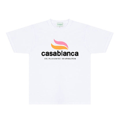 Casablanca T Shirts Fashion Print Street