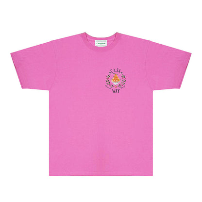 Casablanca T Shirts Fashion Print Street