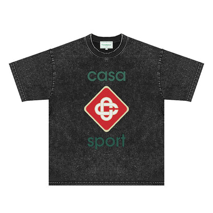 Casablanca Distressed T-Shirt