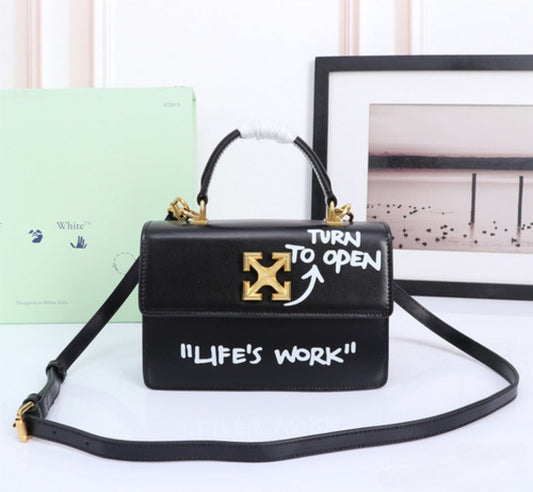 Off White Bag Casual Outdoor Convenient Tote Bag