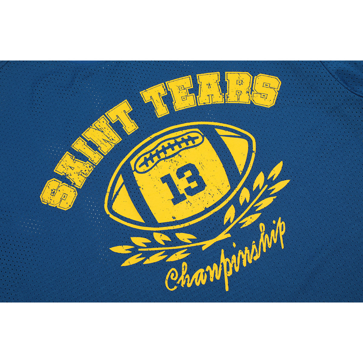 Unisex T-Shirts Saint Michael Mesh Basketball Suit Breathable Quick-Drying T-Shirt