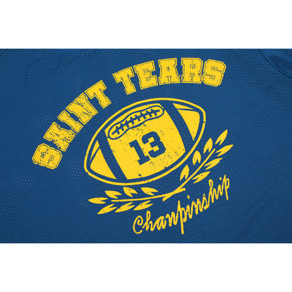 Unisex T-Shirts Saint Michael Mesh Basketball Suit Breathable Quick-Drying T-Shirt