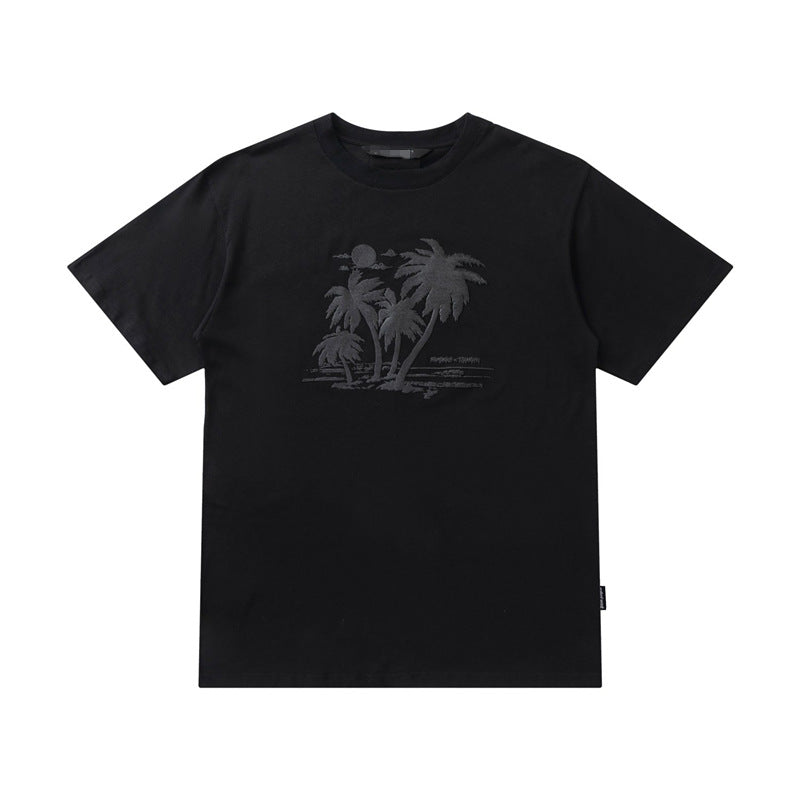 Palm Angels T Shirts Printed Short Sleeve T-shirt Men and Women Half Sleeve