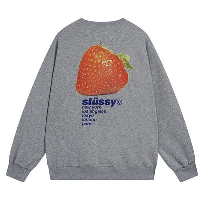 Stussy Sweatshirts Autumn/Winter Fleece Couple Sweatshirts