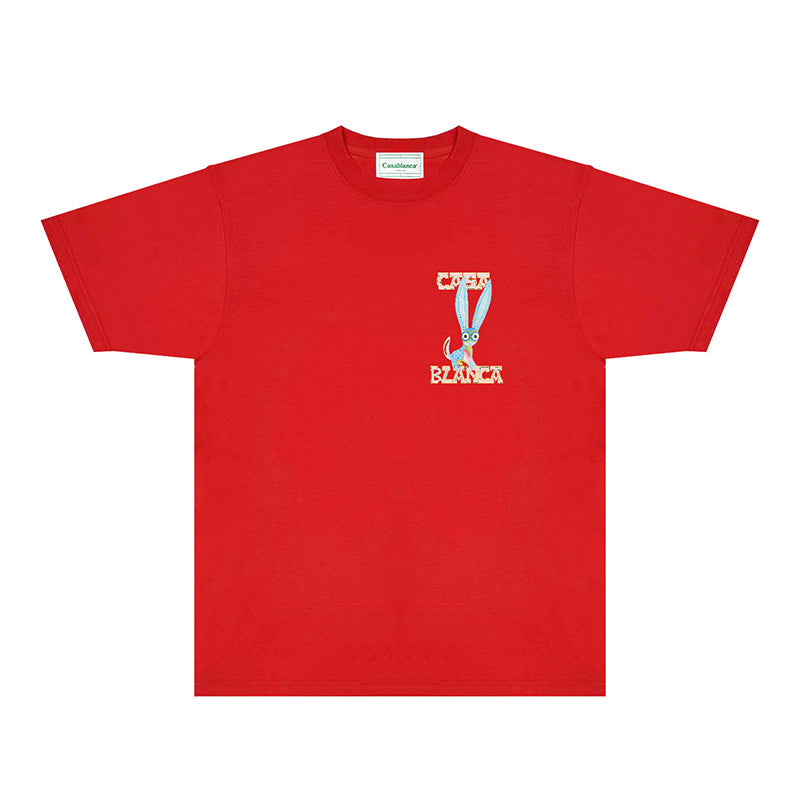 Casablanca T Shirts Fashion Print Street