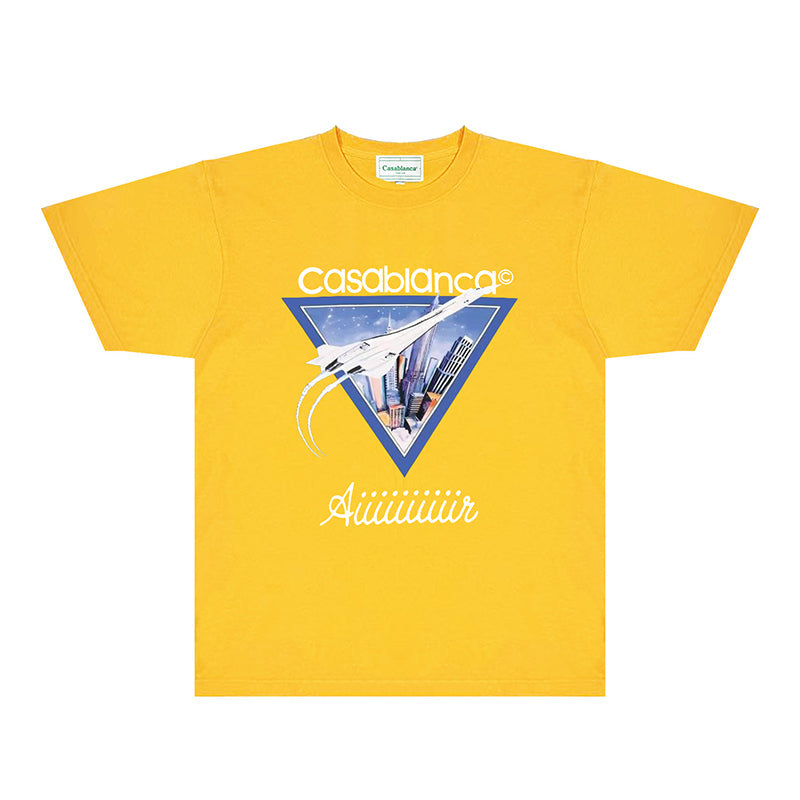 Casablanca T Shirts Fashion Print Street