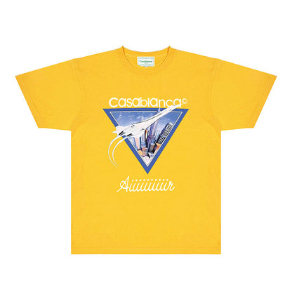 Casablanca T Shirts Fashion Print Street