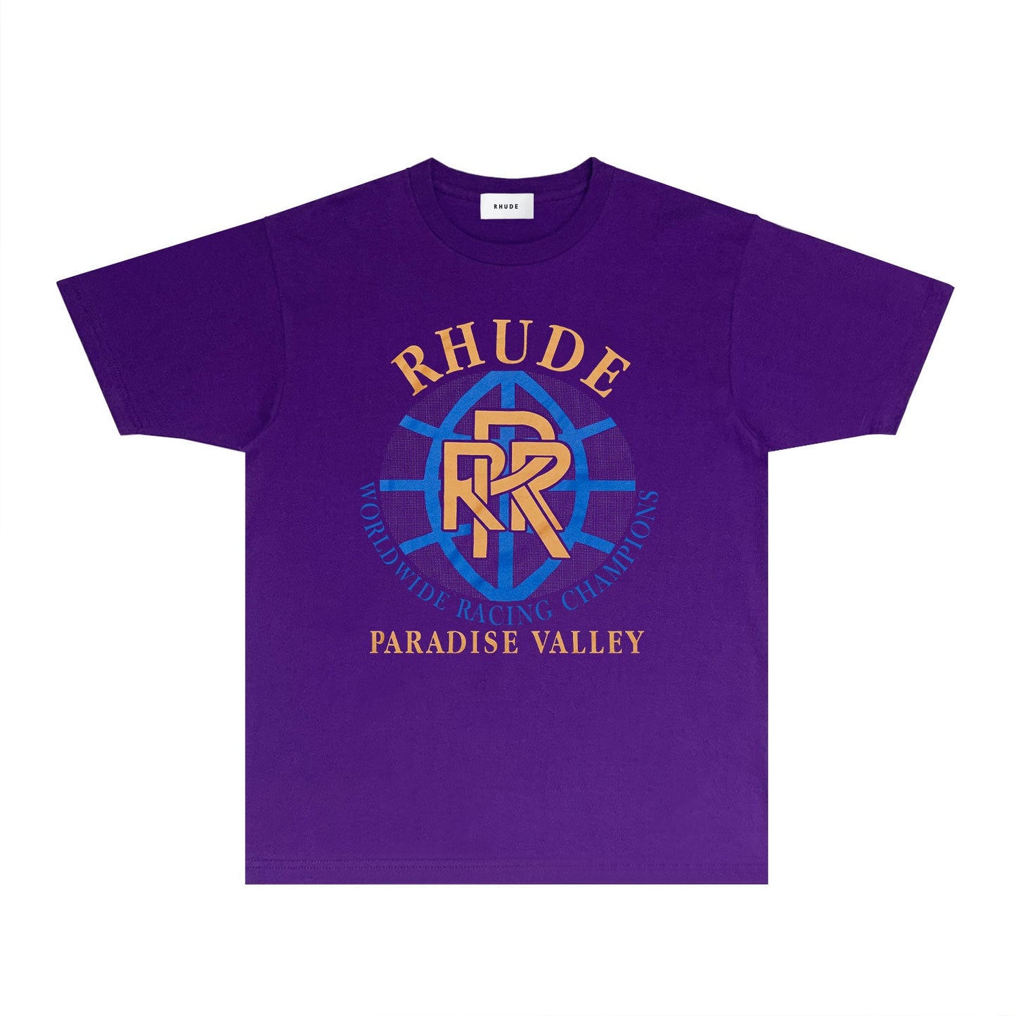 Rhude T Shirts Printed Trendy Pure Cotton