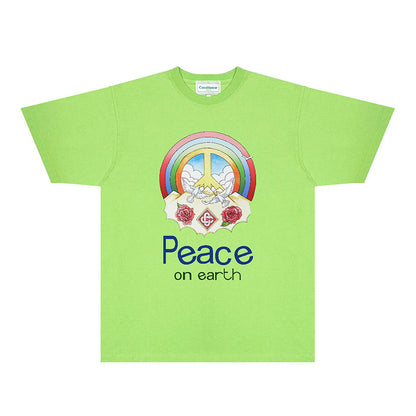 Casablanca T Shirts Fashion Print Street