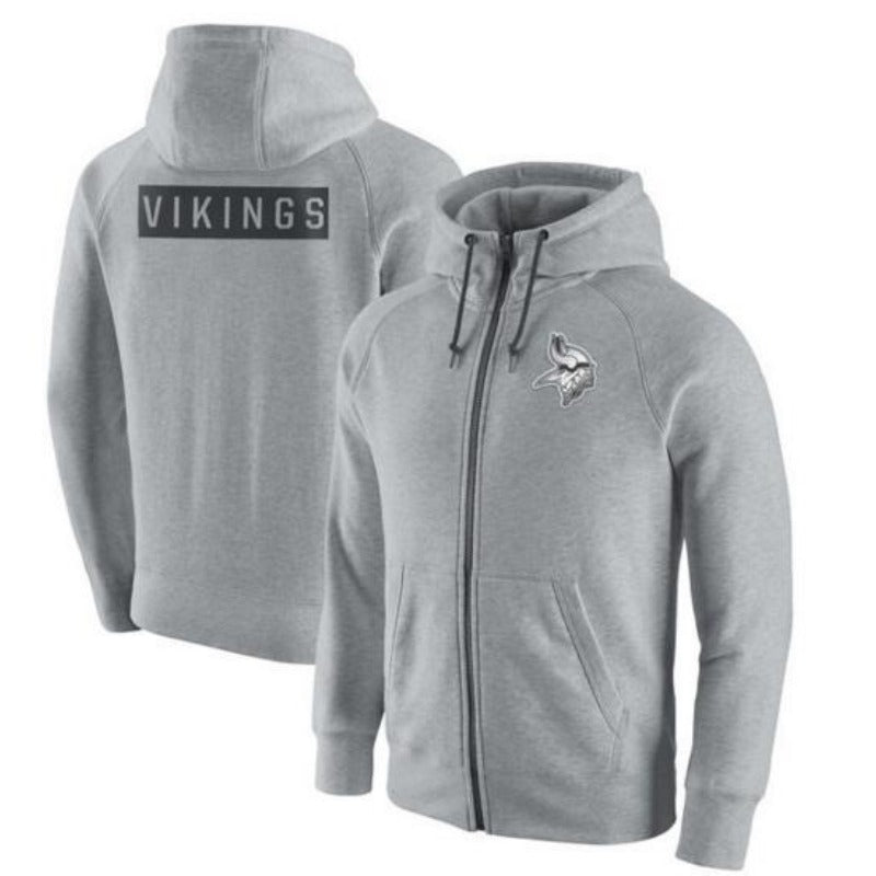 NFL Hoodie Cardigan Zip Hooded Sweater Men's Sports NFL Football