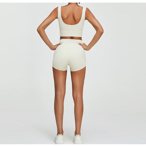 Women Yoga Set Sports Suit Sports Underwear Sports and Fitness Shorts