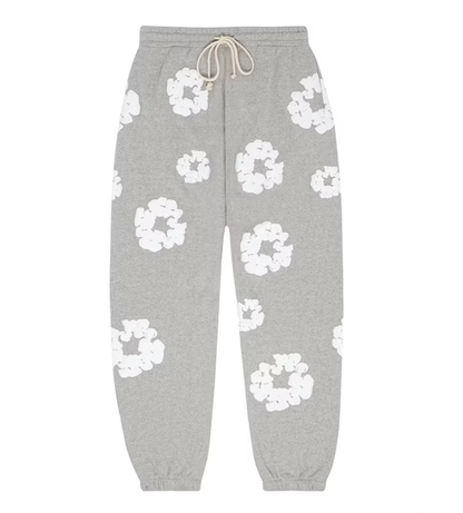 Denim Tears Cotton Wreath Grey Sweatspants