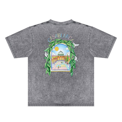 Casablanca Distressed T-Shirt