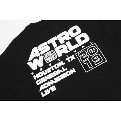 Unisex T-Shirts Travis Scott Cotton Casual Loose T-Shirt