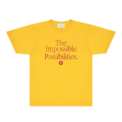 Casablanca T Shirts Fashion Print Street