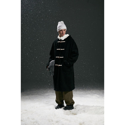 Unisex Coat Loose Winter Lamb Wool Anorak