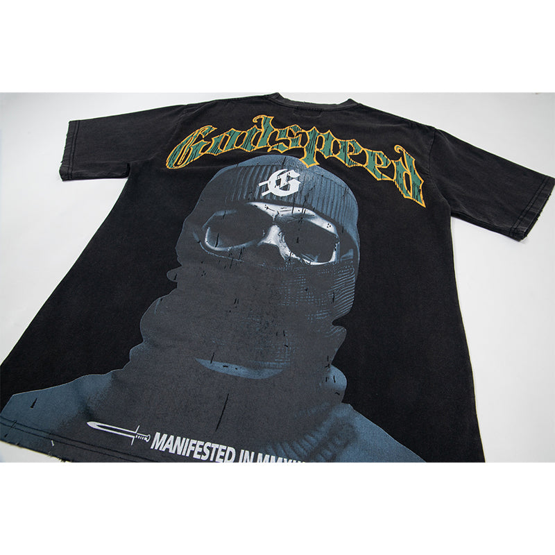 Godspeed T-Shirt Retro Fantasy Pattern
