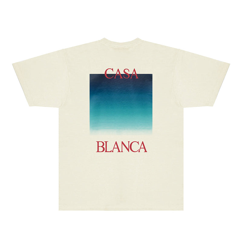 Casablanca T Shirts Fashion Print Street
