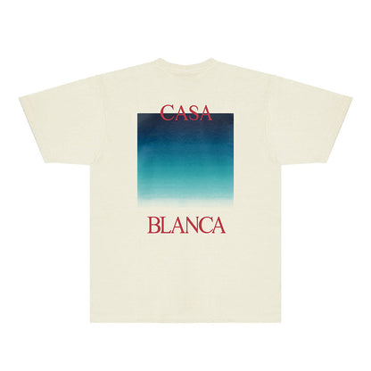 Casablanca T Shirts Fashion Print Street