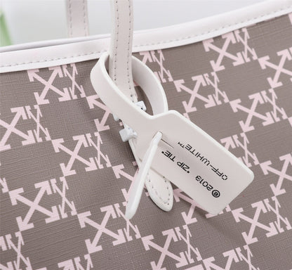 Off White Bag Casual Outdoor Convenient Tote Bag
