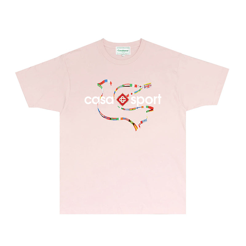 Casablanca T Shirts Fashion Print Street