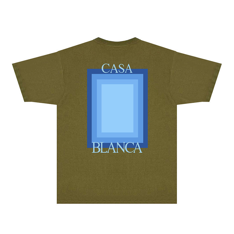 Casablanca T Shirts Fashion Print Street