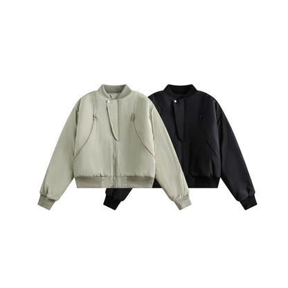 Unisex Coat Baseball Uniform Pilot Jacket Men and Women Loose