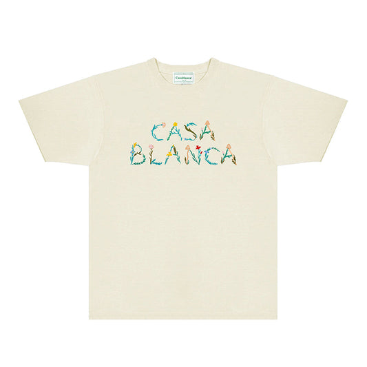 Casablanca T Shirts Fashion Print Street