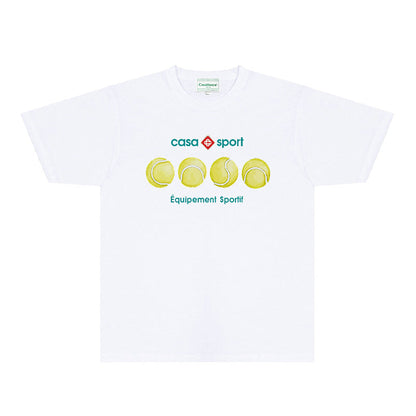 Casablanca T Shirts Fashion Print Street
