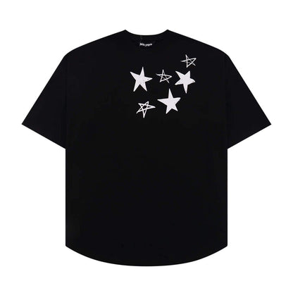 Palm Angels T Shirts Letter Print Short-Sleeve T-shirt Men's Loose Half Sleeve