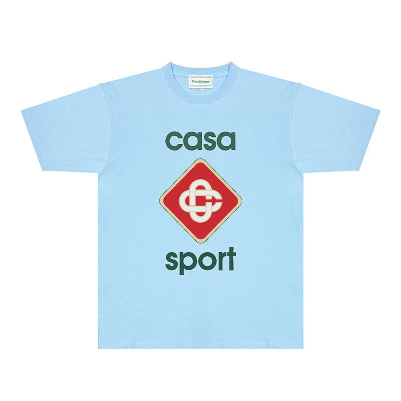 Casablanca T Shirts Fashion Print Street
