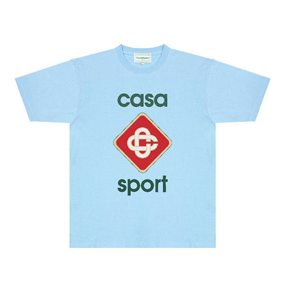 Casablanca T Shirts Fashion Print Street