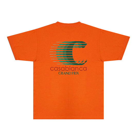 Casablanca T Shirts Fashion Print Street
