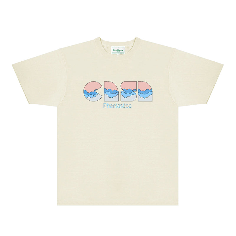 Casablanca T Shirts Fashion Print Street