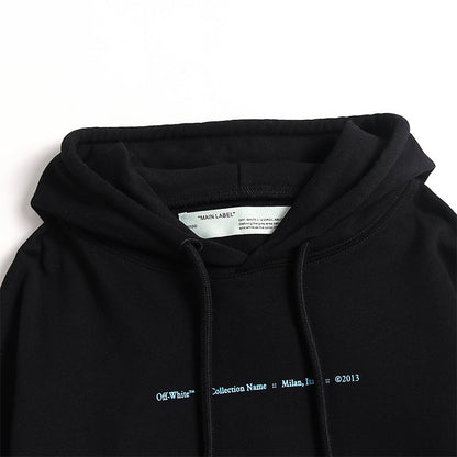 OW Hoodie Blue Chalk Gradient Long Sleeve