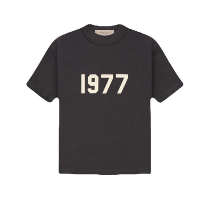 Fear of God Essentials Kids 1977 T-Shirt Children's Clothing Boys' round Neck Short Sleeve T-shirt
