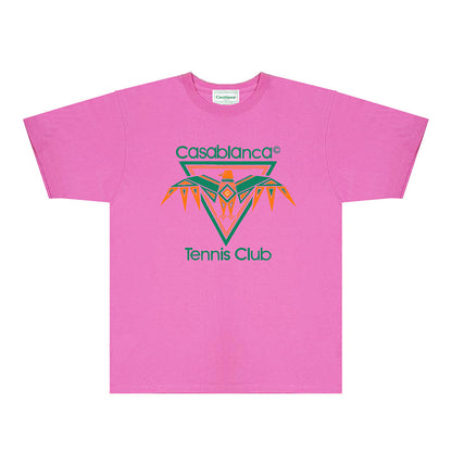 Casablanca T Shirts Fashion Print Street