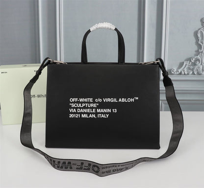 Off White Bag Casual Outdoor Convenient Tote Bag